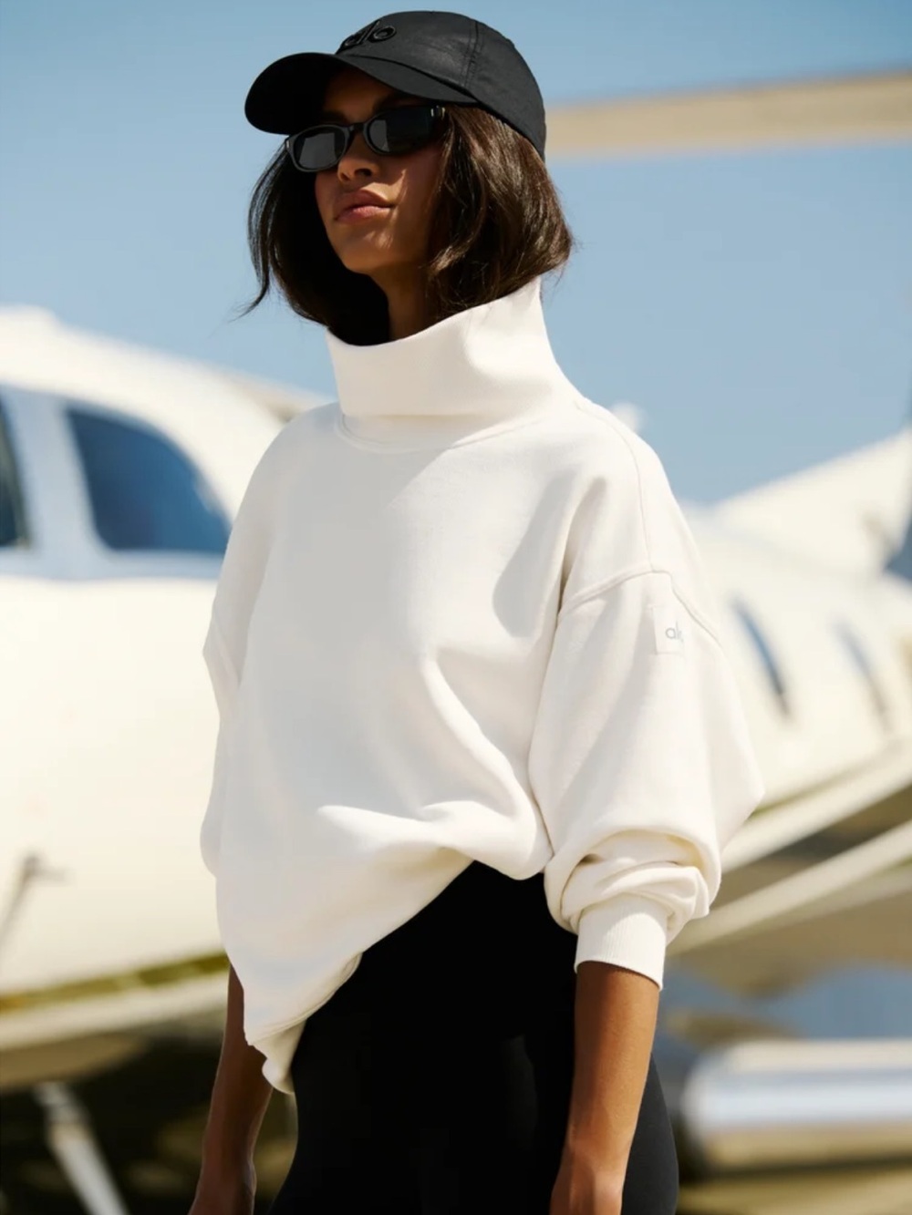 Alo yoga Hazy mock neck